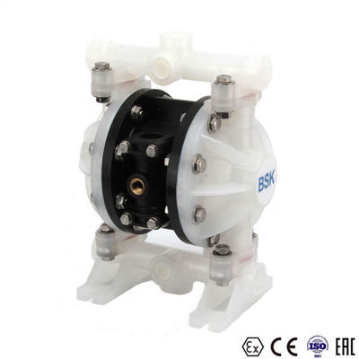 Plastic 7 Bar Air Driven Double Diaphragm Pump For Sewage