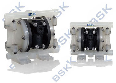 Plastic Air Operated Diaphragm Pump 2 Diaphragm Pump With Butterfly Valves