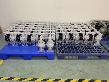 Positive Displacement Air Driven Double Diaphragm Pump Flowed Medium