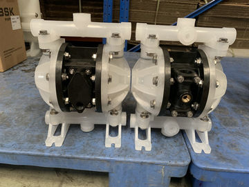 Plastic Air Powered Double Diaphragm Pump / Compressed Air Diaphragm Pump