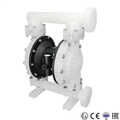Plastic 7 Bar Air Driven Double Diaphragm Pump For Sewage